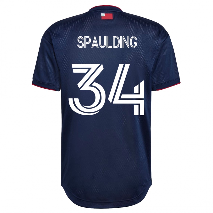Dames Ryan Spaulding #34 Marine Thuisshirt Thuistenue 2023/24 T-Shirt