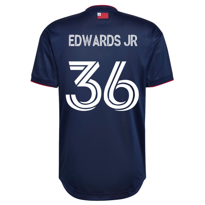 Dames Earl Edwards Jr. #36 Marine Thuisshirt Thuistenue 2023/24 T-Shirt