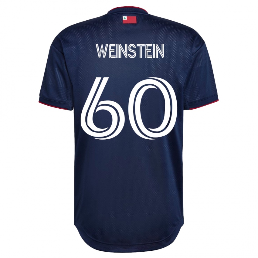Dames Max Weinstein #60 Marine Thuisshirt Thuistenue 2023/24 T-Shirt