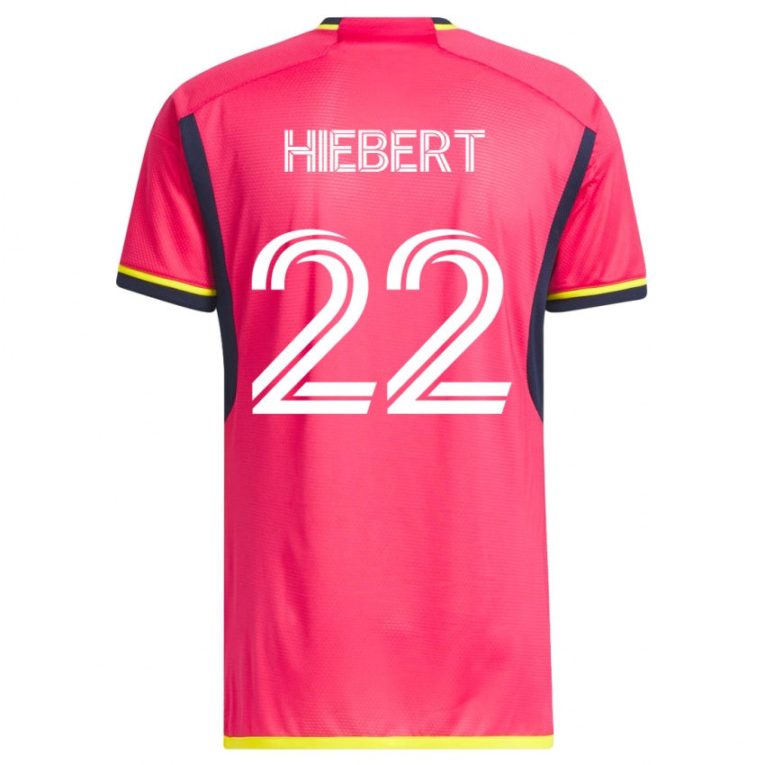 Dames Kyle Hiebert #22 Roze Thuisshirt Thuistenue 2023/24 T-Shirt