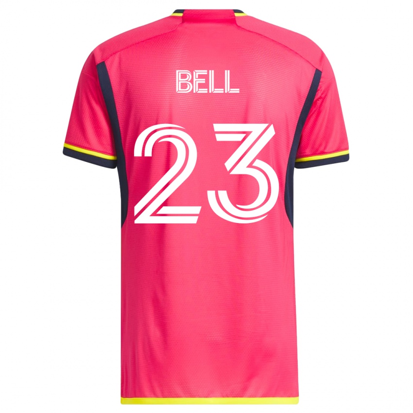Dames Jon Bell #23 Roze Thuisshirt Thuistenue 2023/24 T-Shirt