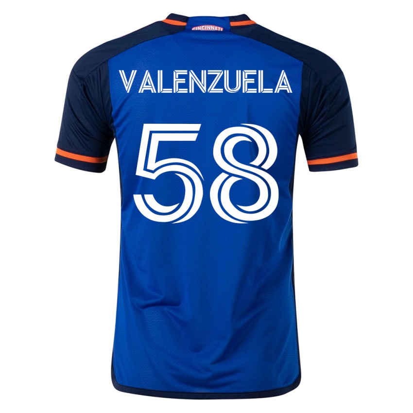 Dames Gerardo Valenzuela #58 Blauw Thuisshirt Thuistenue 2023/24 T-Shirt