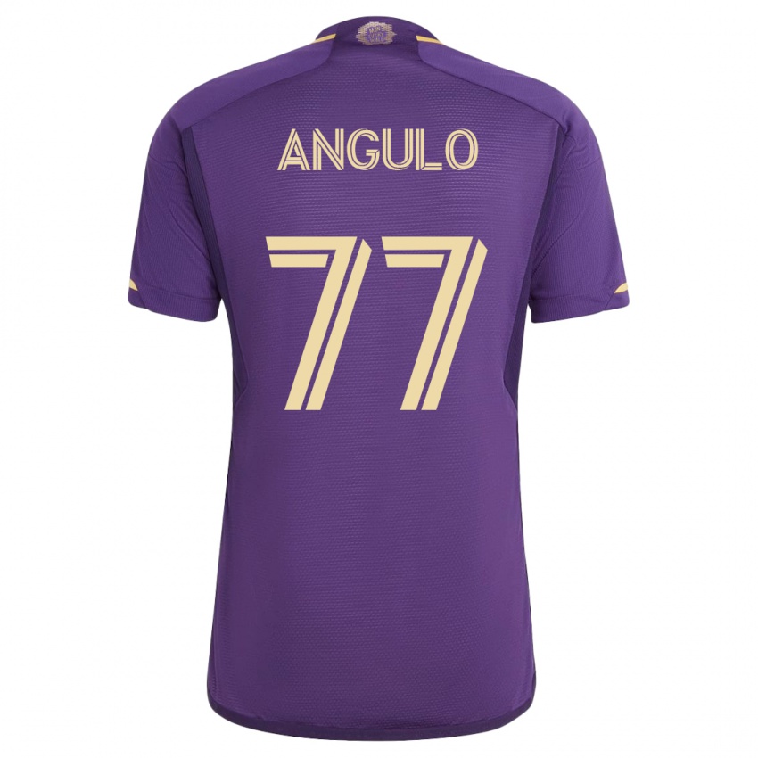 Dames Iván Angulo #77 Viooltje Thuisshirt Thuistenue 2023/24 T-Shirt