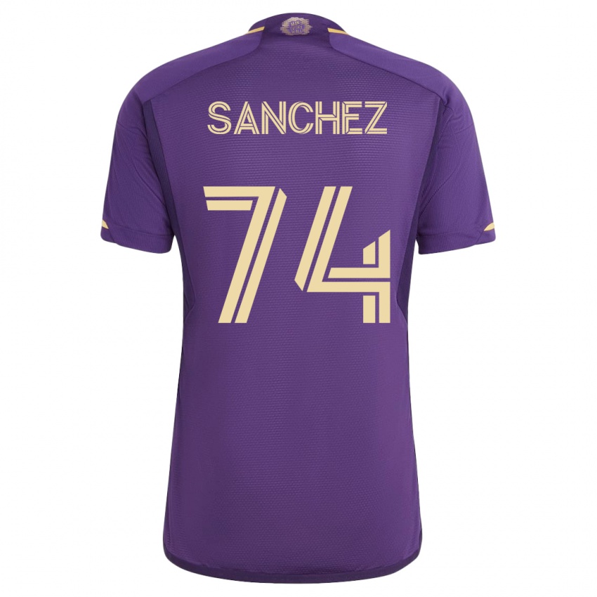 Dames Fernando Sanchez #74 Viooltje Thuisshirt Thuistenue 2023/24 T-Shirt