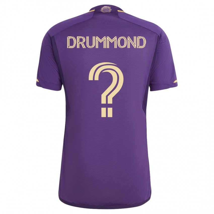 Dames Owen Drummond #0 Viooltje Thuisshirt Thuistenue 2023/24 T-Shirt