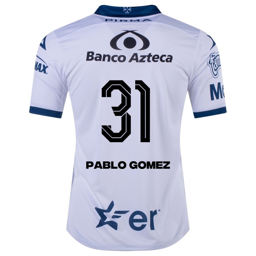 Dames Juan Pablo Gómez #31 Wit Thuisshirt Thuistenue 2023/24 T-Shirt