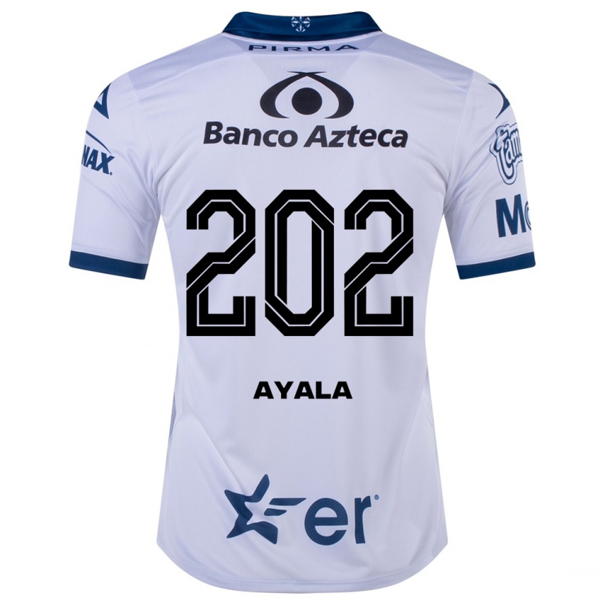 Dames Diego Ayala #202 Wit Thuisshirt Thuistenue 2023/24 T-Shirt
