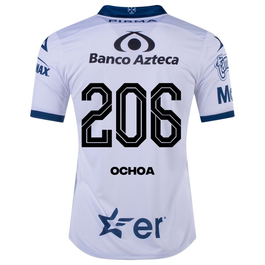 Dames Barúc Ochoa #206 Wit Thuisshirt Thuistenue 2023/24 T-Shirt