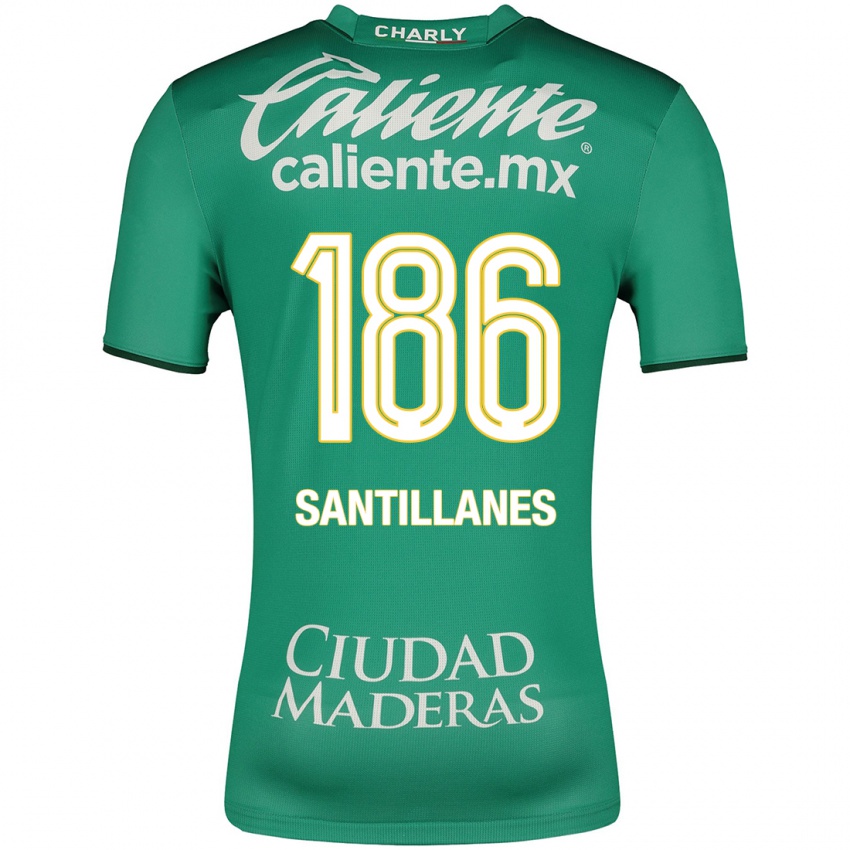 Dames Antonio Santillanes #186 Groente Thuisshirt Thuistenue 2023/24 T-Shirt