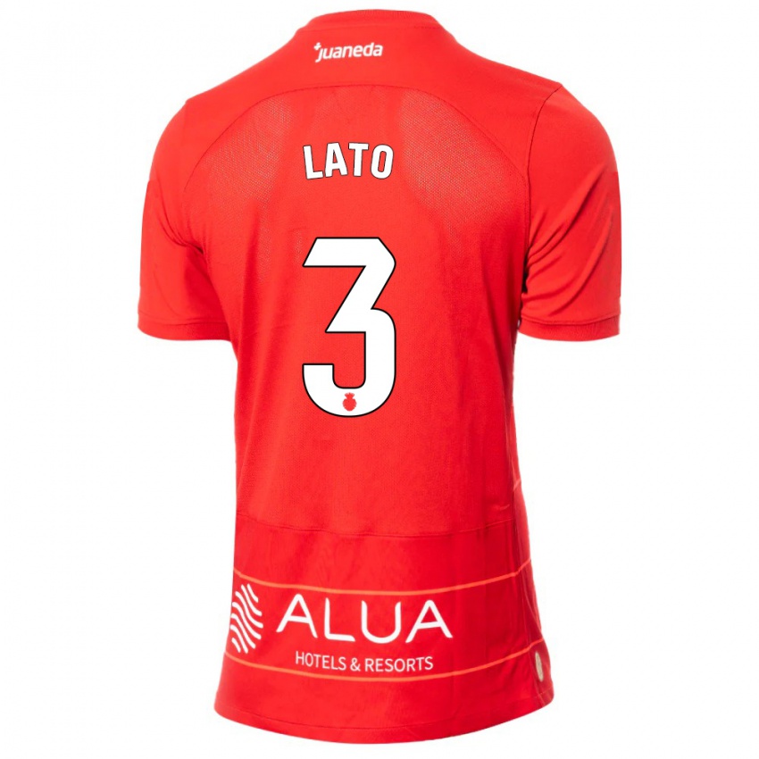 Dames Toni Lato #3 Rood Thuisshirt Thuistenue 2023/24 T-Shirt
