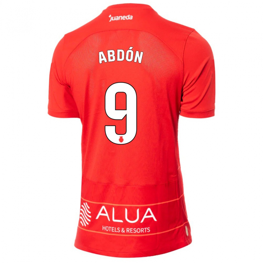 Dames Abdón Prats #9 Rood Thuisshirt Thuistenue 2023/24 T-Shirt