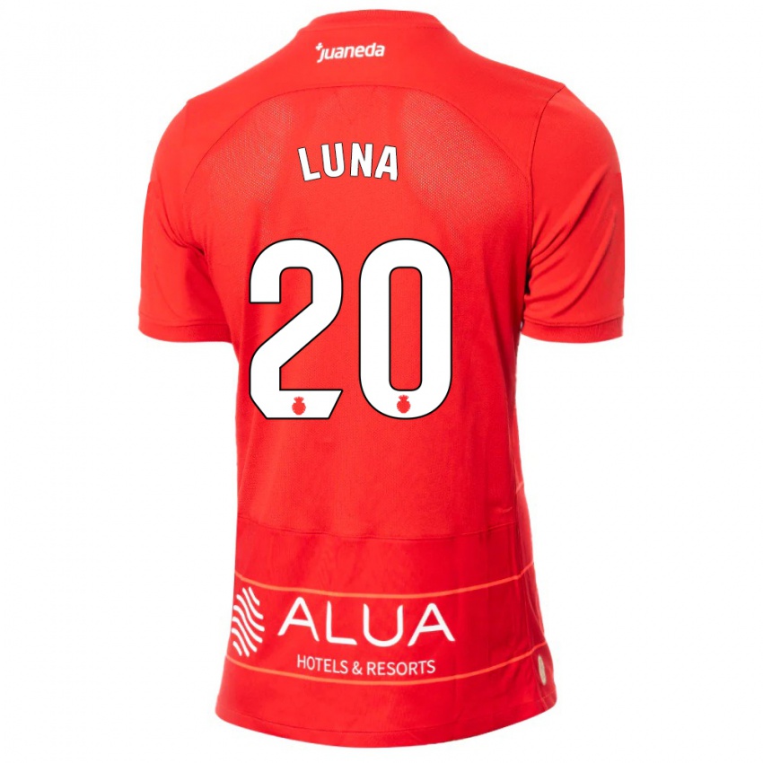 Dames Daniel Luna #20 Rood Thuisshirt Thuistenue 2023/24 T-Shirt