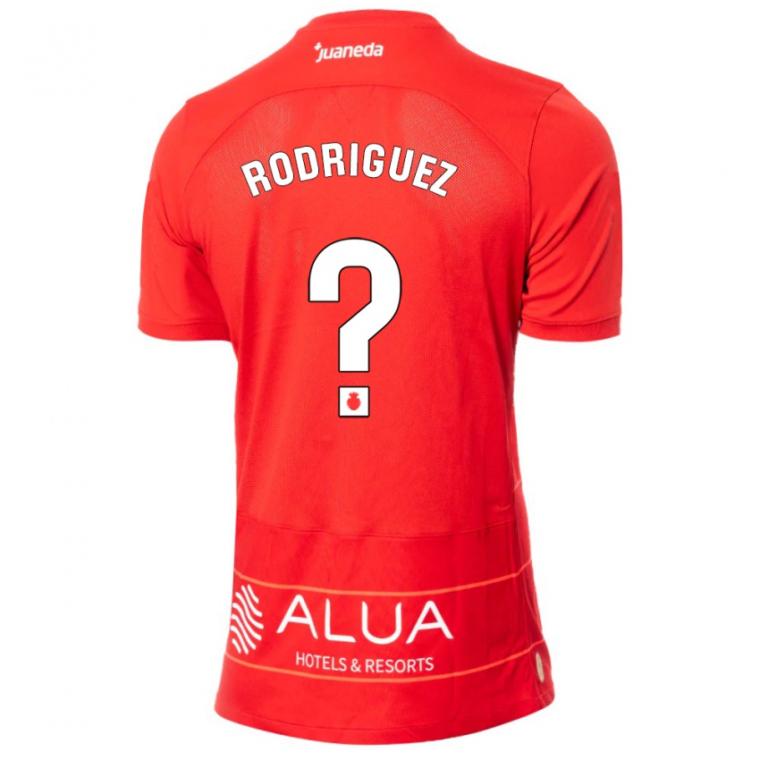 Dames Gabriel Rodríguez #0 Rood Thuisshirt Thuistenue 2023/24 T-Shirt