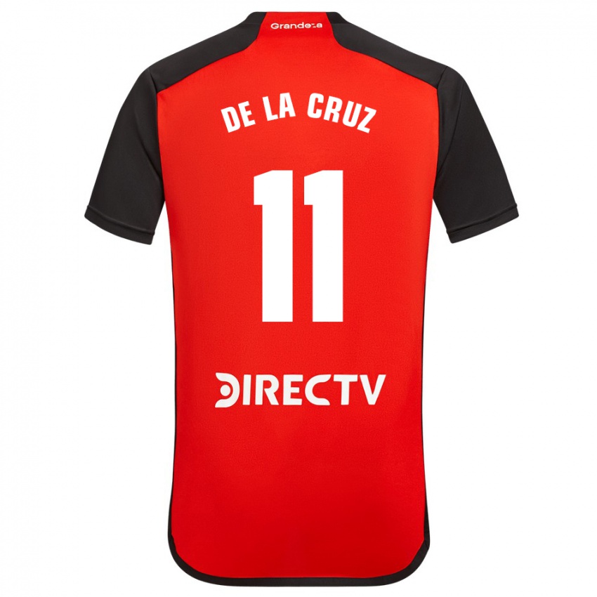 Dames Nicolas De La Cruz #11 Rood Uitshirt Uittenue 2023/24 T-Shirt