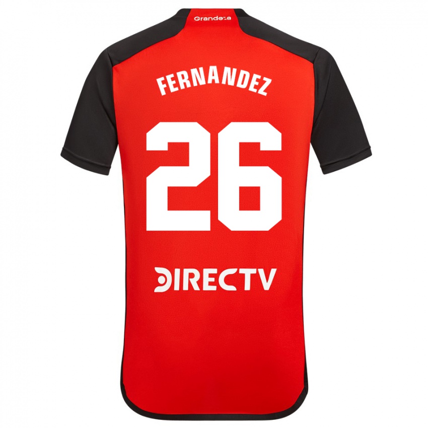 Dames Nacho Fernández #26 Rood Uitshirt Uittenue 2023/24 T-Shirt
