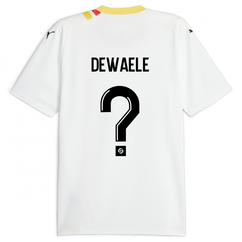 Dames Florian Dewaele #0 Zwart Uitshirt Uittenue 2023/24 T-Shirt