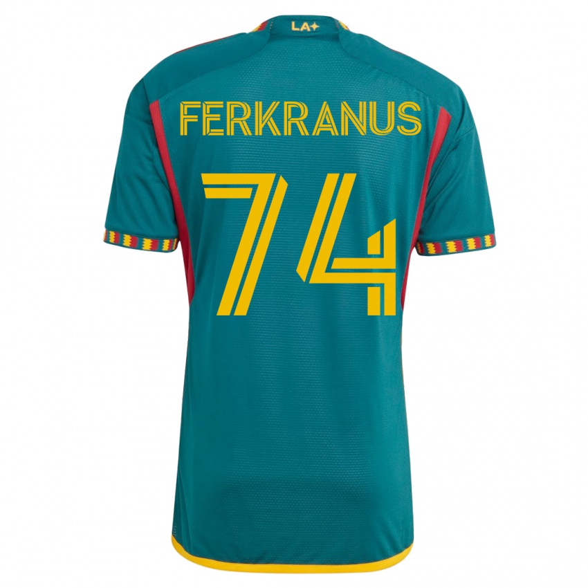 Dames Marcus Ferkranus #74 Groente Uitshirt Uittenue 2023/24 T-Shirt