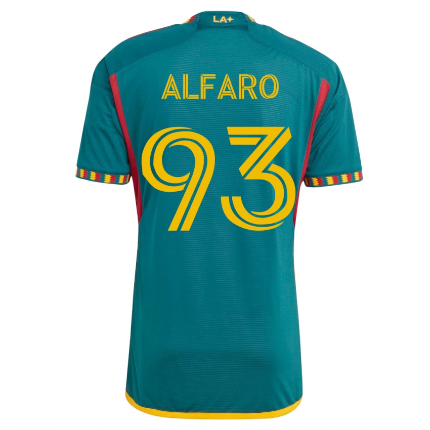 Dames Tony Alfaro #93 Groente Uitshirt Uittenue 2023/24 T-Shirt