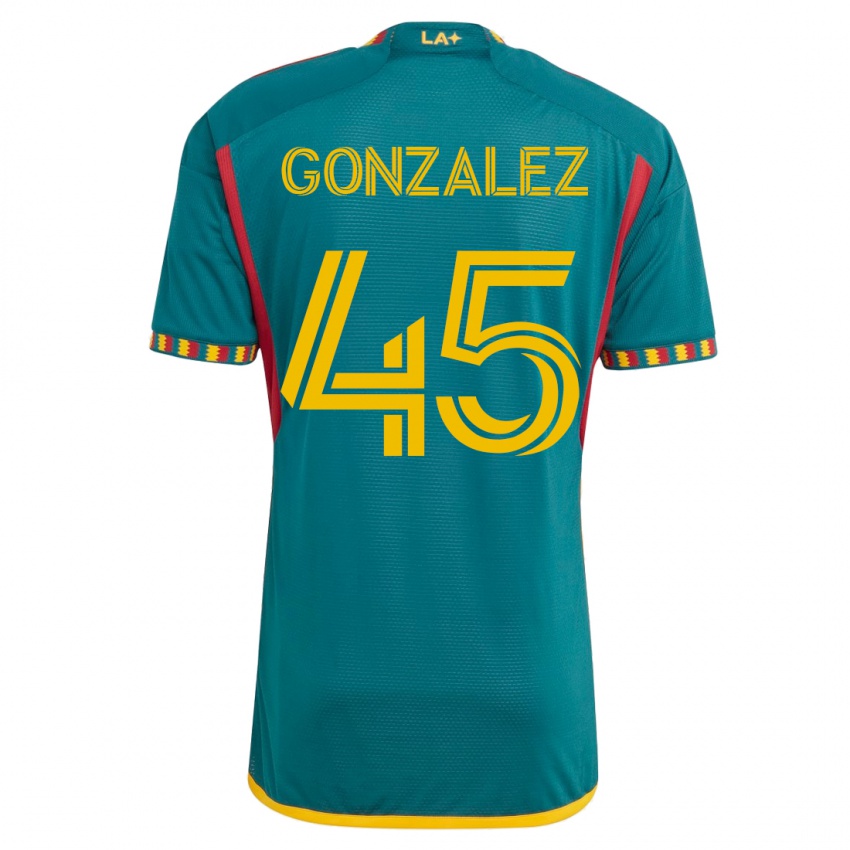 Dames Adrián González #45 Groente Uitshirt Uittenue 2023/24 T-Shirt
