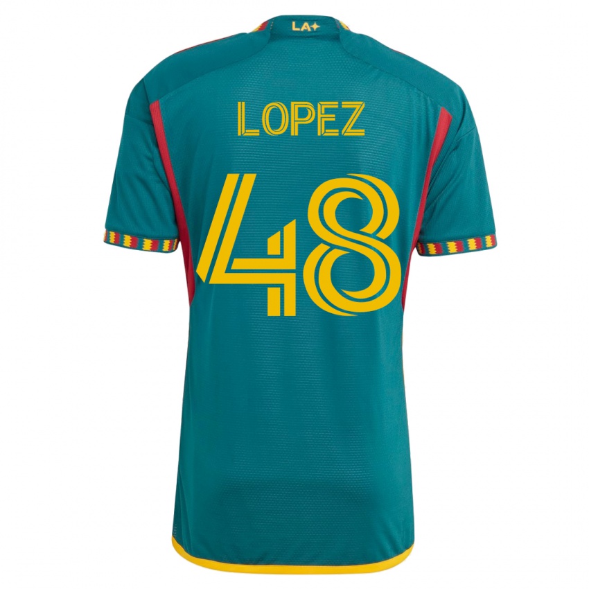 Dames Diego López #48 Groente Uitshirt Uittenue 2023/24 T-Shirt