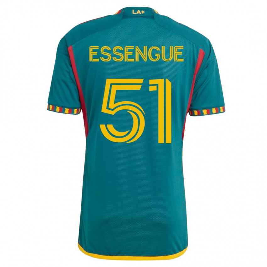 Dames Ascel Essengue #51 Groente Uitshirt Uittenue 2023/24 T-Shirt