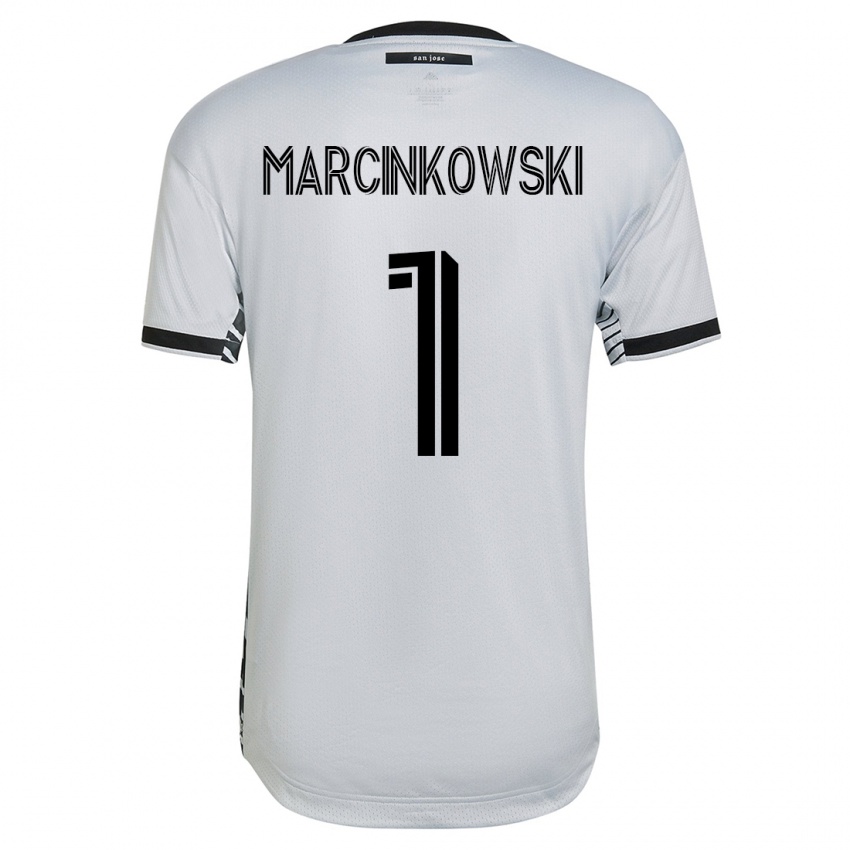 Dames Jt Marcinkowski #1 Wit Uitshirt Uittenue 2023/24 T-Shirt