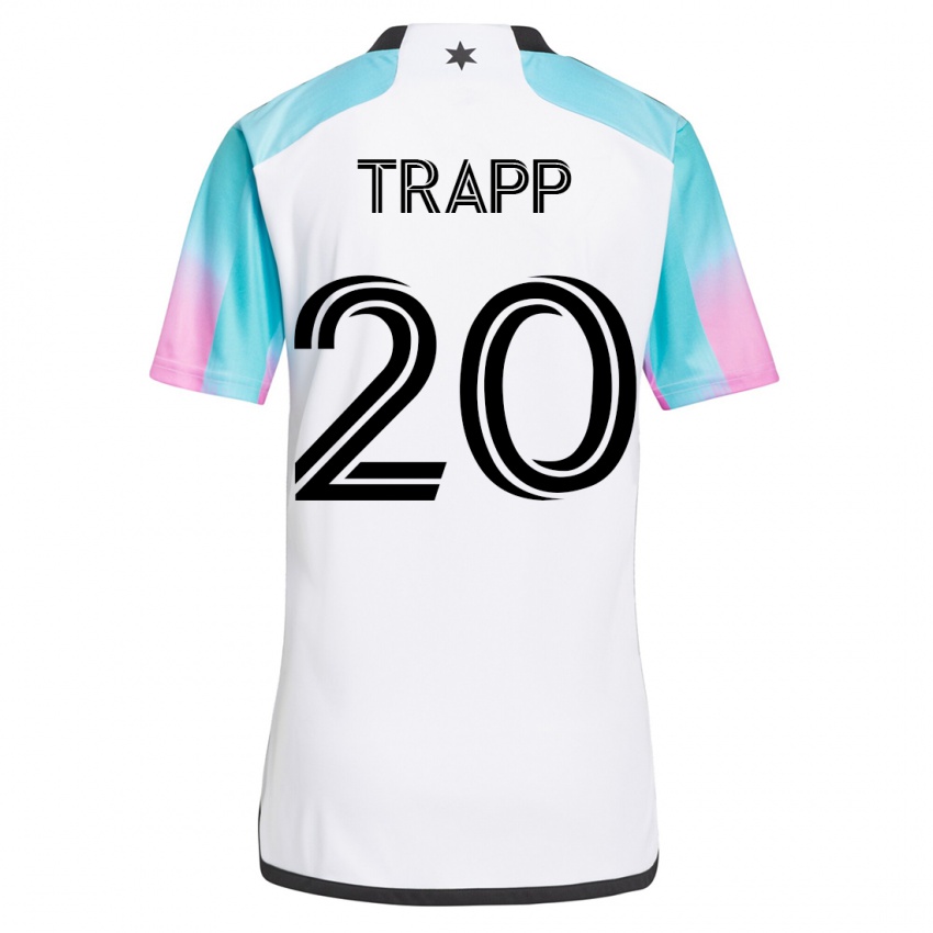 Dames Wil Trapp #20 Wit Uitshirt Uittenue 2023/24 T-Shirt