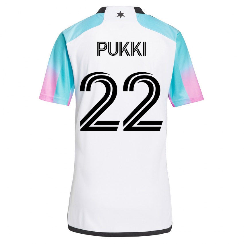 Dames Teemu Pukki #22 Wit Uitshirt Uittenue 2023/24 T-Shirt