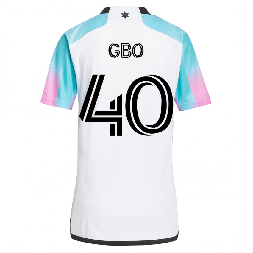 Dames Cedrik Gbo #40 Wit Uitshirt Uittenue 2023/24 T-Shirt