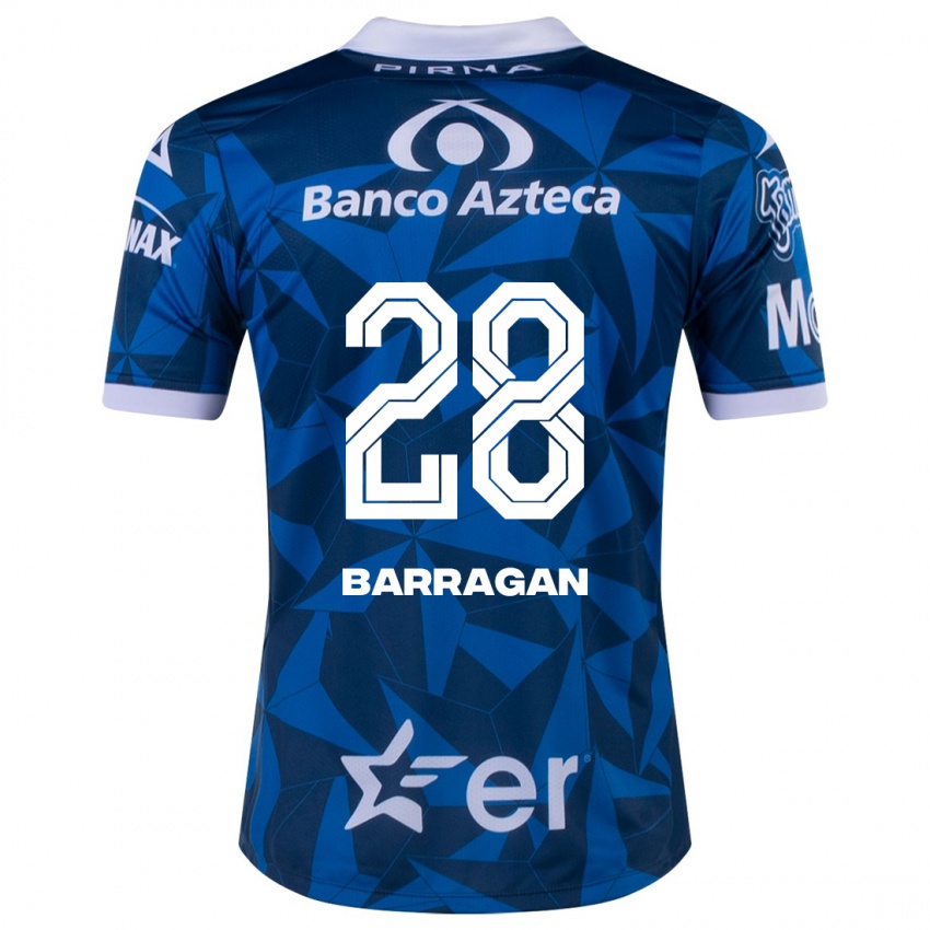 Dames Martín Barragán #28 Blauw Uitshirt Uittenue 2023/24 T-Shirt