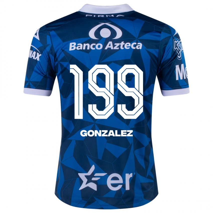 Dames Samuel González #199 Blauw Uitshirt Uittenue 2023/24 T-Shirt