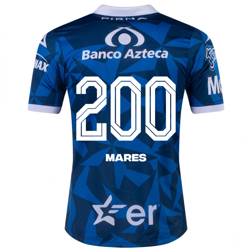 Dames Cristian Mares #200 Blauw Uitshirt Uittenue 2023/24 T-Shirt