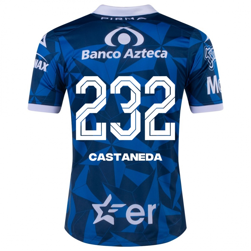 Dames Ángel Castañeda #232 Blauw Uitshirt Uittenue 2023/24 T-Shirt