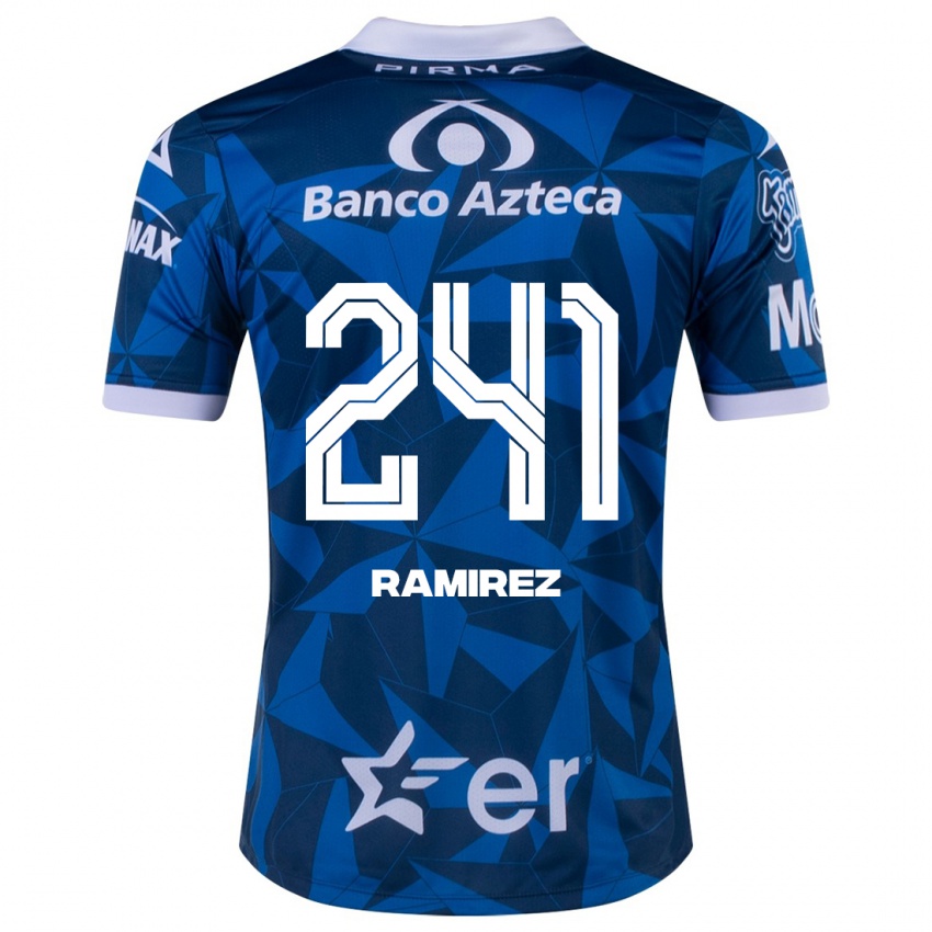 Dames Eduardo Ramírez #241 Blauw Uitshirt Uittenue 2023/24 T-Shirt
