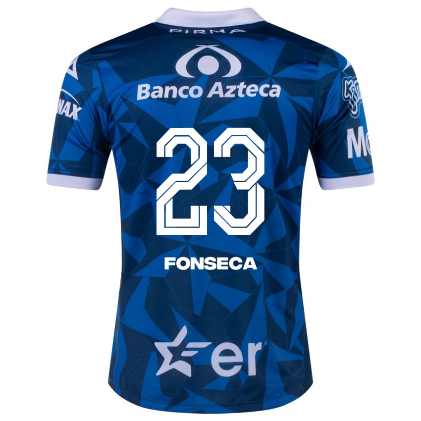 Dames Camila Fonseca #23 Blauw Uitshirt Uittenue 2023/24 T-Shirt