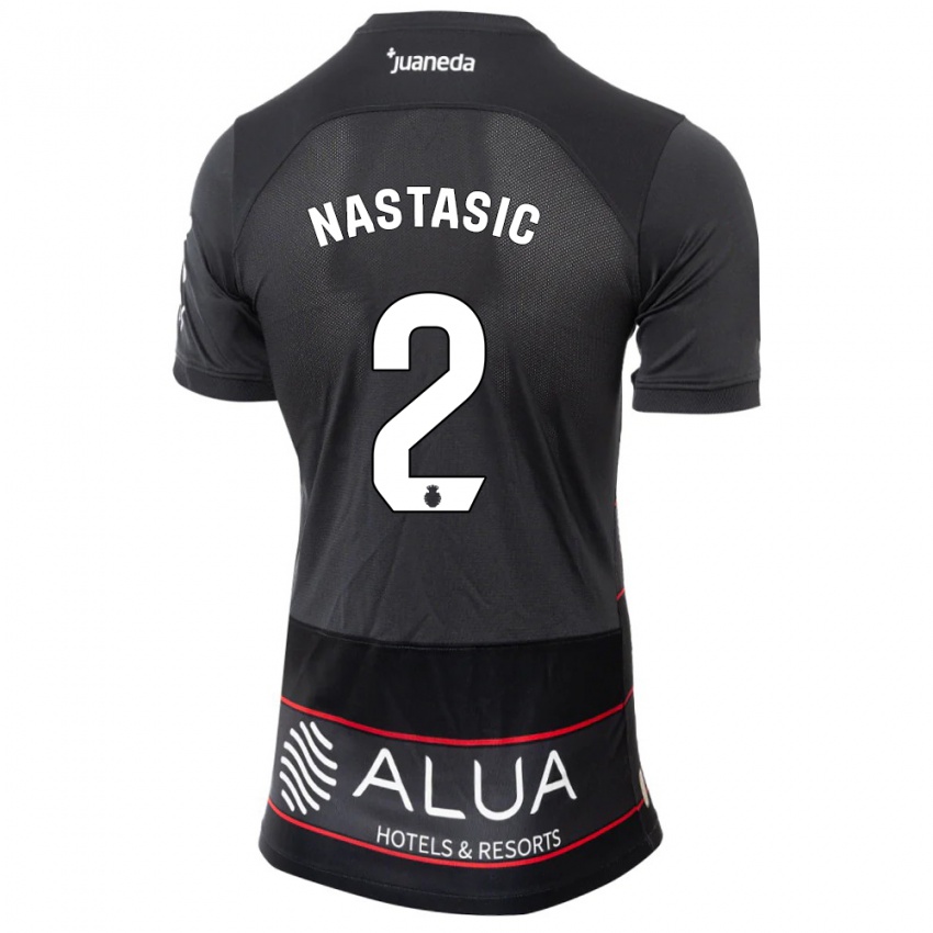 Dames Matija Nastasic #2 Zwart Uitshirt Uittenue 2023/24 T-Shirt