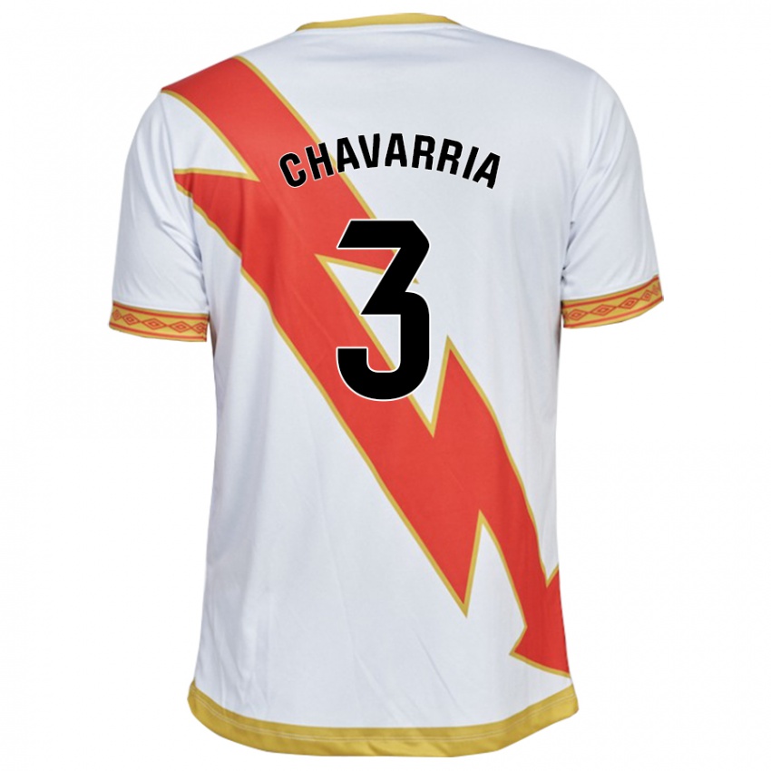 Kinderen Pep Chavarría #3 Wit Thuisshirt Thuistenue 2023/24 T-Shirt
