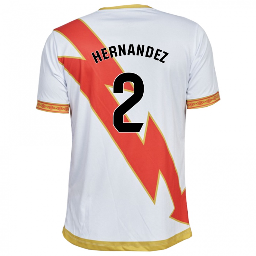 Kinderen Marco Hernández #2 Wit Thuisshirt Thuistenue 2023/24 T-Shirt