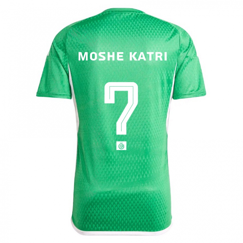 Kinderen Roy Moshe Katri #0 Wit Blauw Thuisshirt Thuistenue 2023/24 T-Shirt