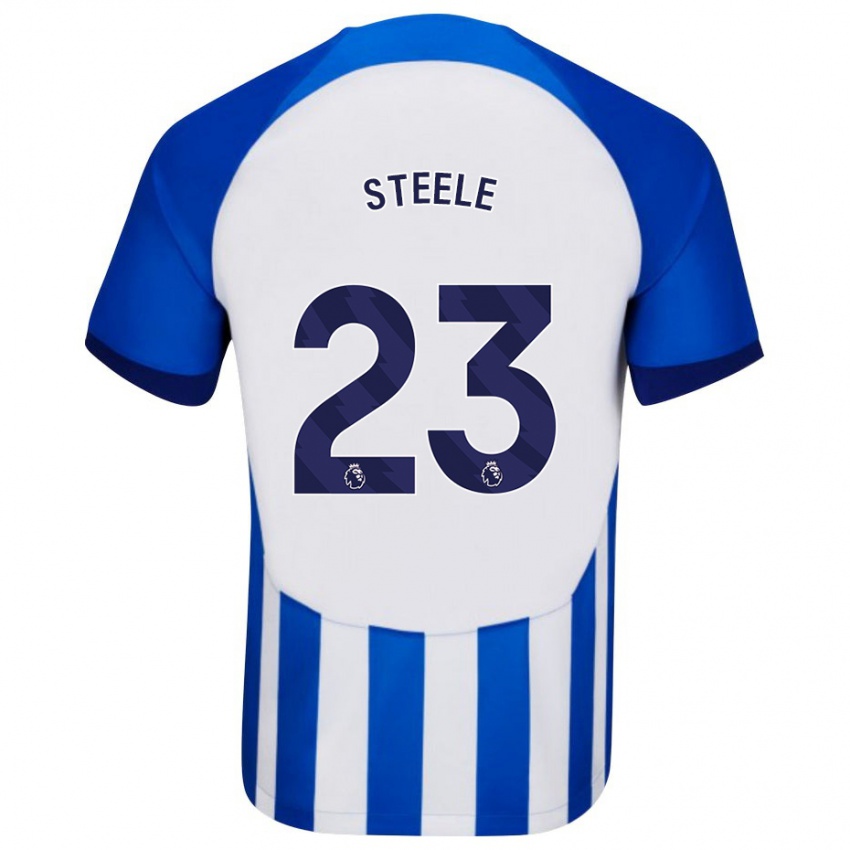 Kinderen Jason Steele #23 Blauw Thuisshirt Thuistenue 2023/24 T-Shirt