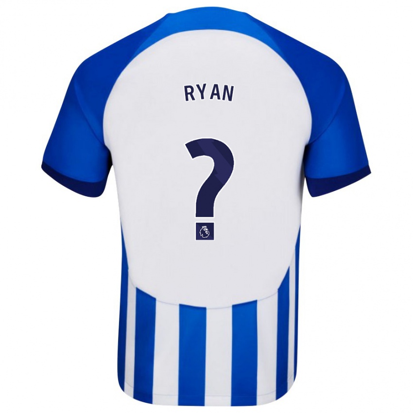 Kinderen Kain Ryan #0 Blauw Thuisshirt Thuistenue 2023/24 T-Shirt