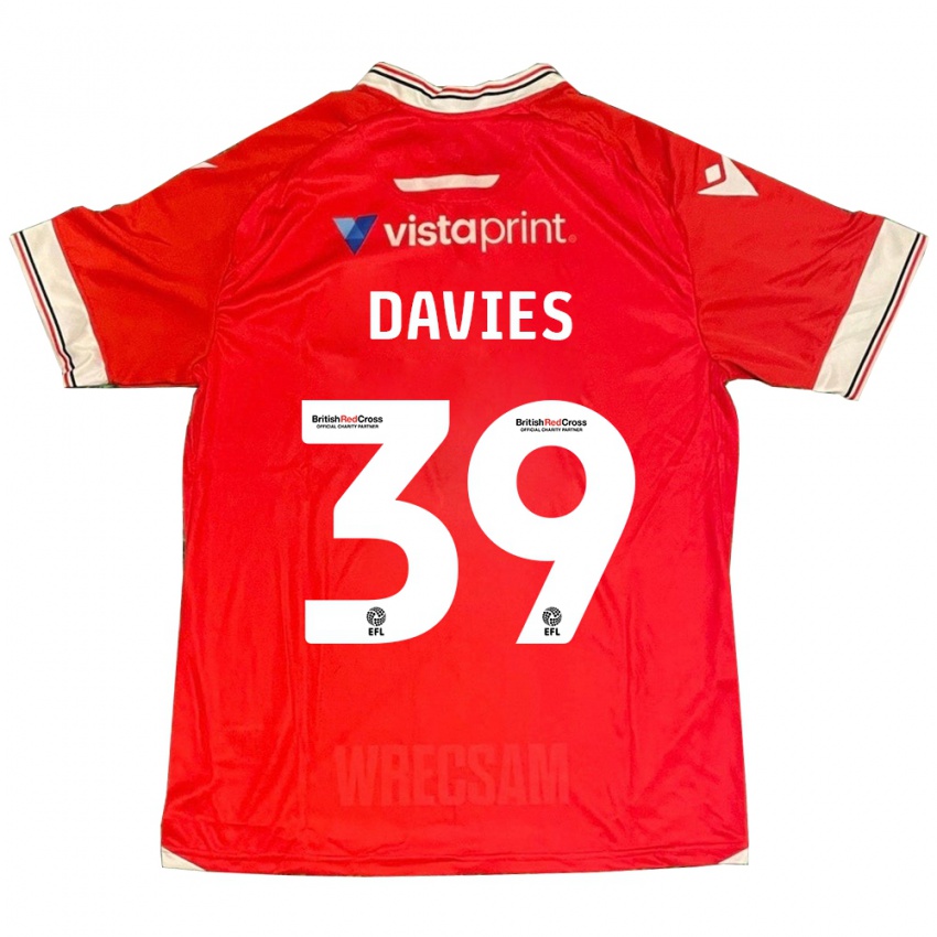 Kinderen Daniel Davies #39 Rood Thuisshirt Thuistenue 2023/24 T-Shirt