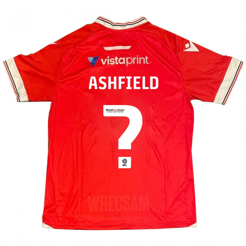 Kinderen Harry Ashfield #0 Rood Thuisshirt Thuistenue 2023/24 T-Shirt