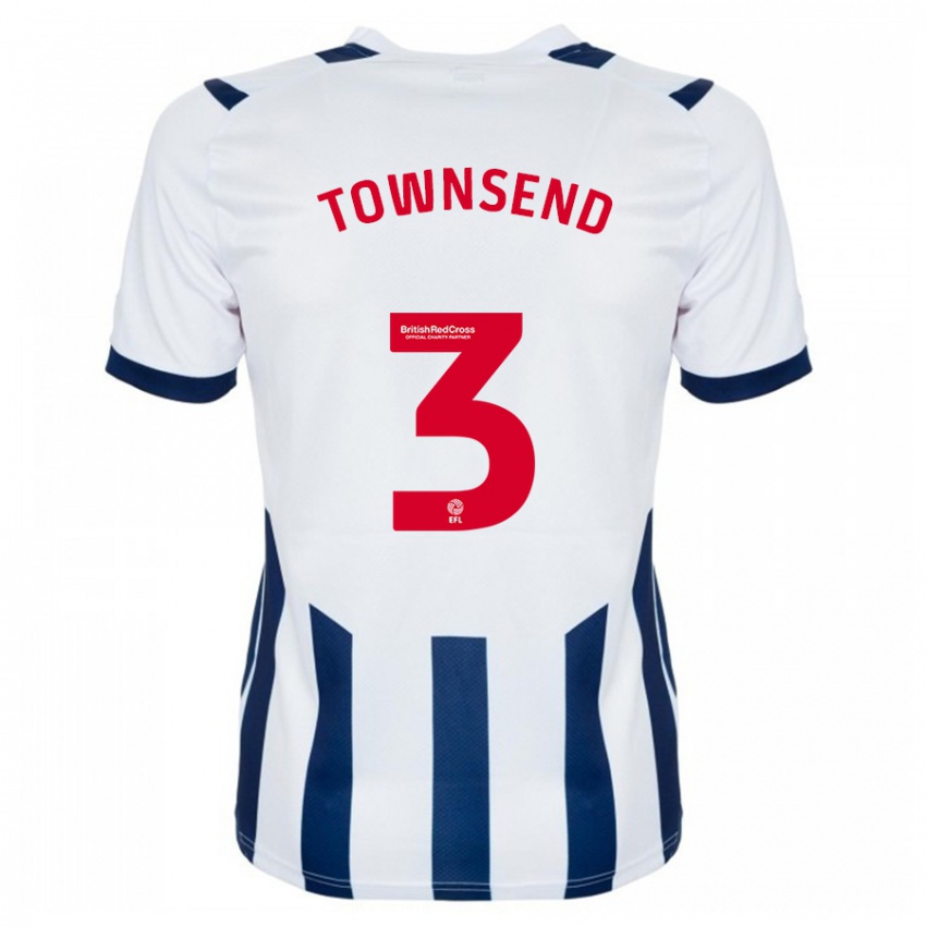 Kinderen Conor Townsend #3 Wit Thuisshirt Thuistenue 2023/24 T-Shirt