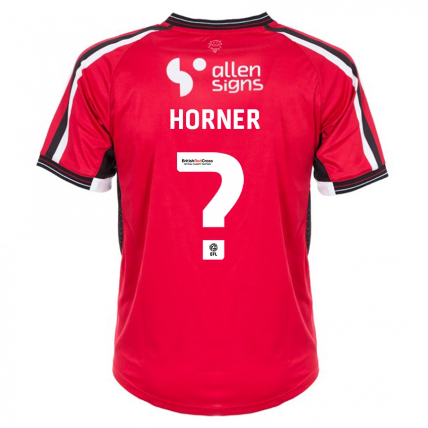 Kinderen Faith Horner #0 Rood Thuisshirt Thuistenue 2023/24 T-Shirt