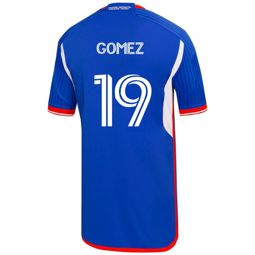 Kinderen Juan Pablo Gómez #19 Blauw Thuisshirt Thuistenue 2023/24 T-Shirt