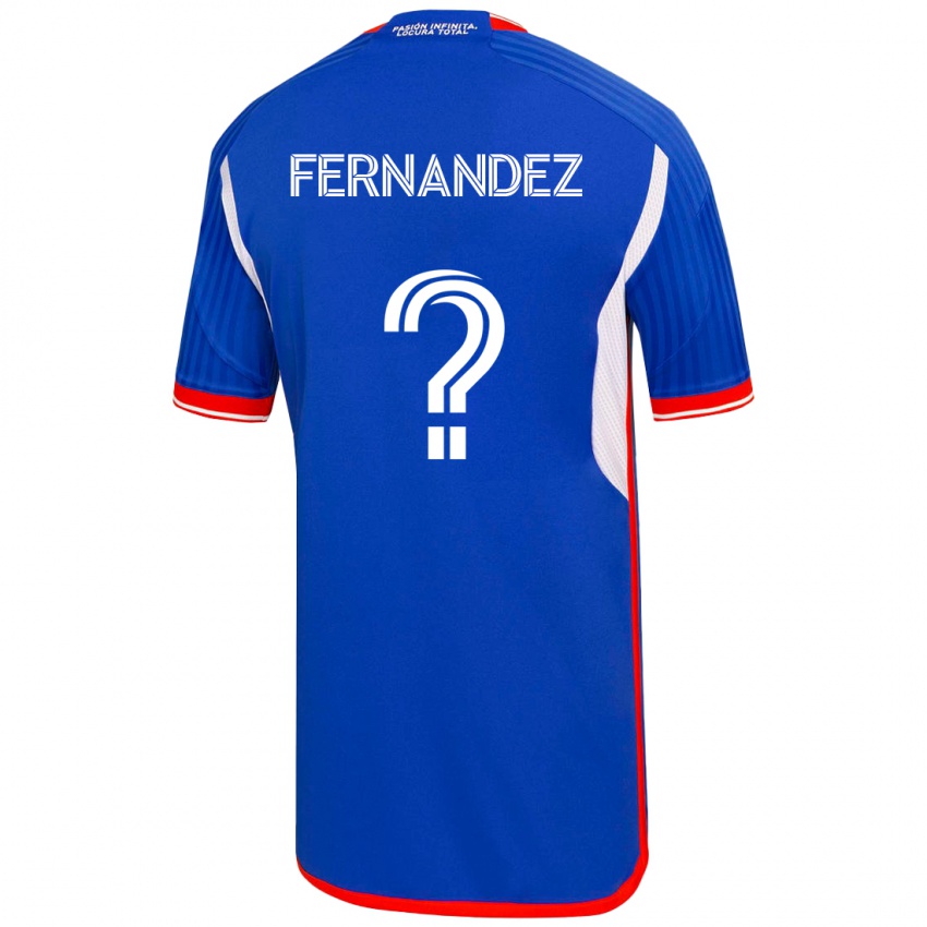 Kinderen Enzo Fernández #0 Blauw Thuisshirt Thuistenue 2023/24 T-Shirt