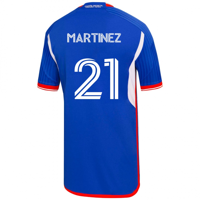 Kinderen Maria Martínez #21 Blauw Thuisshirt Thuistenue 2023/24 T-Shirt
