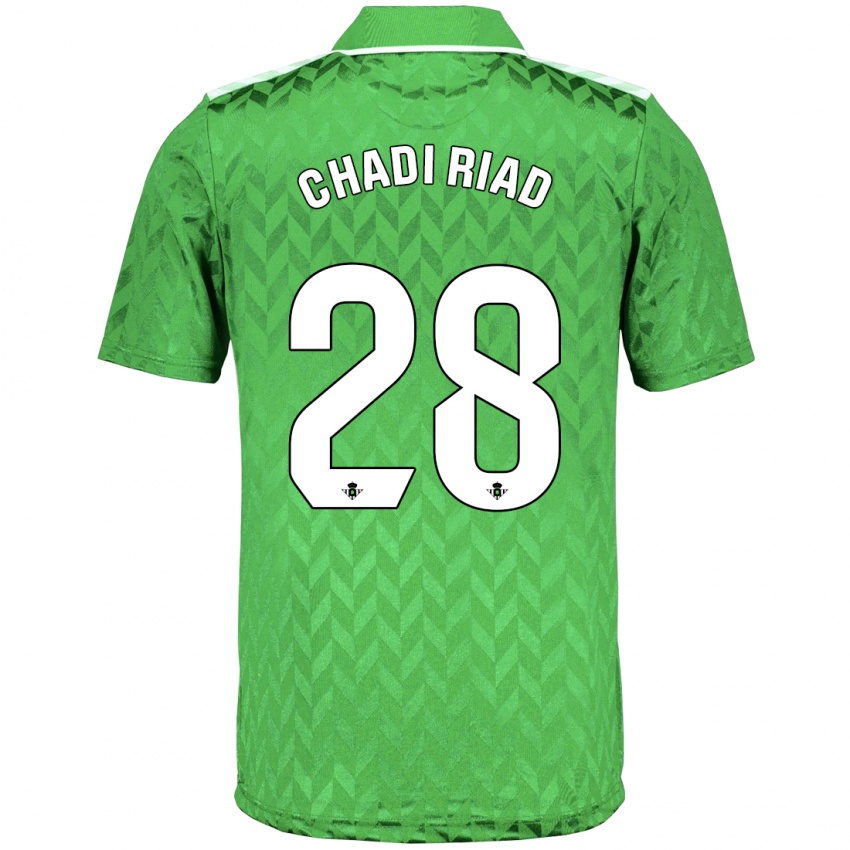 Kinderen Chadi Riad #28 Groente Uitshirt Uittenue 2023/24 T-Shirt