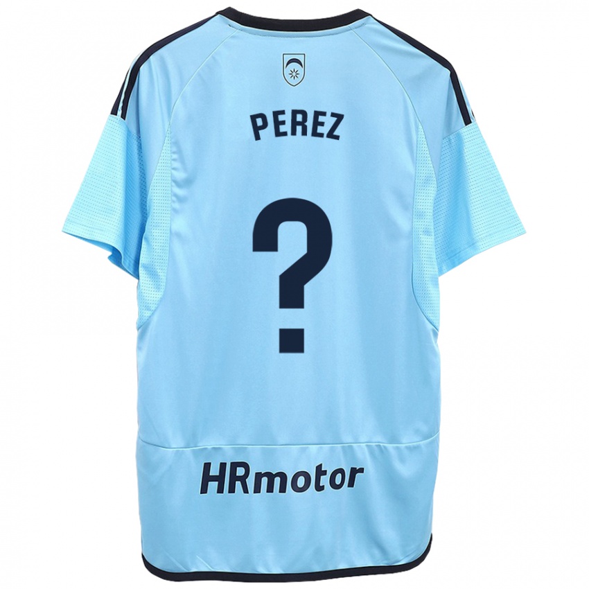 Kinderen Bruno Perez #0 Blauw Uitshirt Uittenue 2023/24 T-Shirt